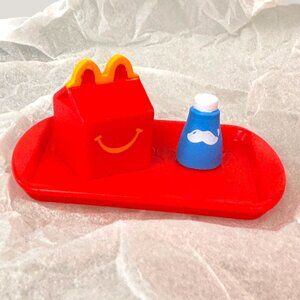 Lil McDonalds Red Happy Meal Toy Set With Tray & Accessories Open Box